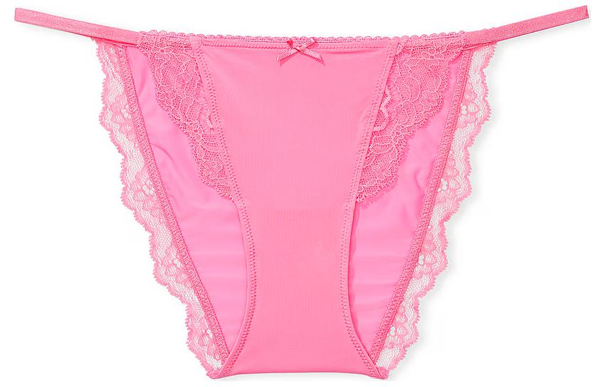 

PINK DREAM ANGELS Гладкие и кружевные Ми Сг Би Трусики/Тд Пк Женские 1 упаковка Розовый Victoria's Secret, 1 упаковка (Розовый)