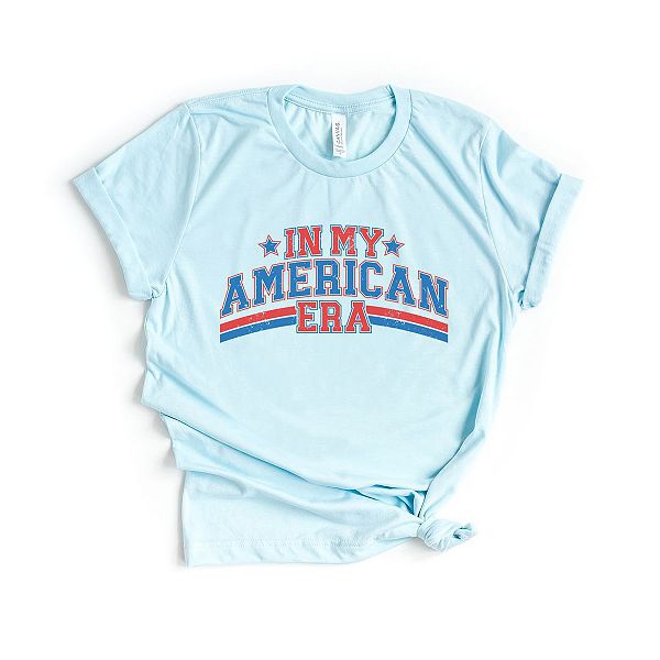 

Футболка с принтом In my american era Simply Sage Market, Ice Blue