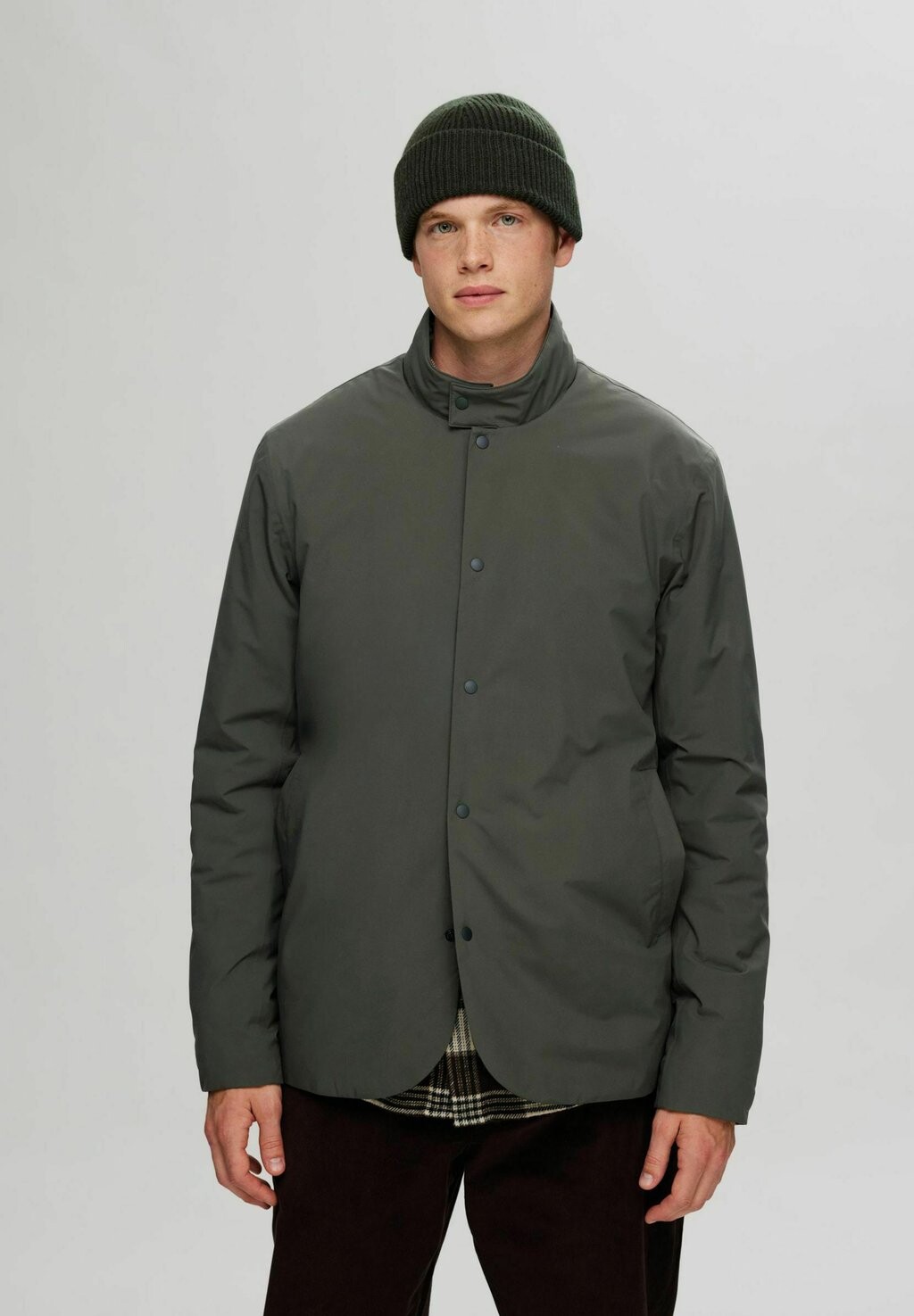 

Летняя куртка SLHLEE URBAN TECH JKT NOOS Selected Homme, серый