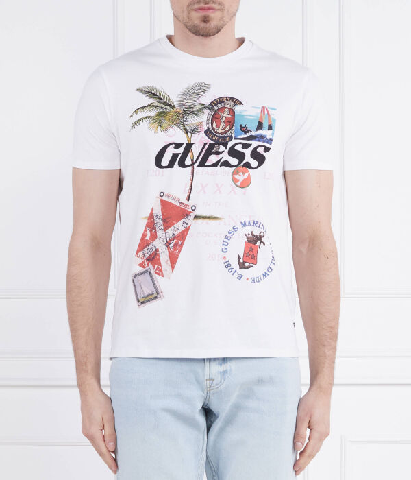 

Футболки Regular fit Guess Jeans, белый