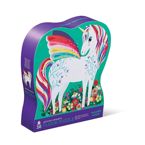 

Пазлы Crocodile Creek 36-Piece Shaped Puzzle: Unicorn Dreams