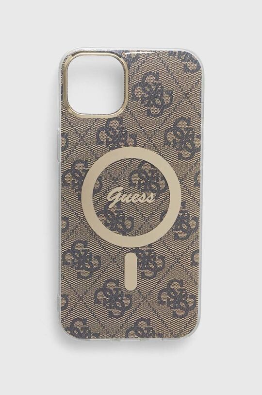 

Чехол для iPhone 14 Plus 6,7 дюйма Guess, бежевый