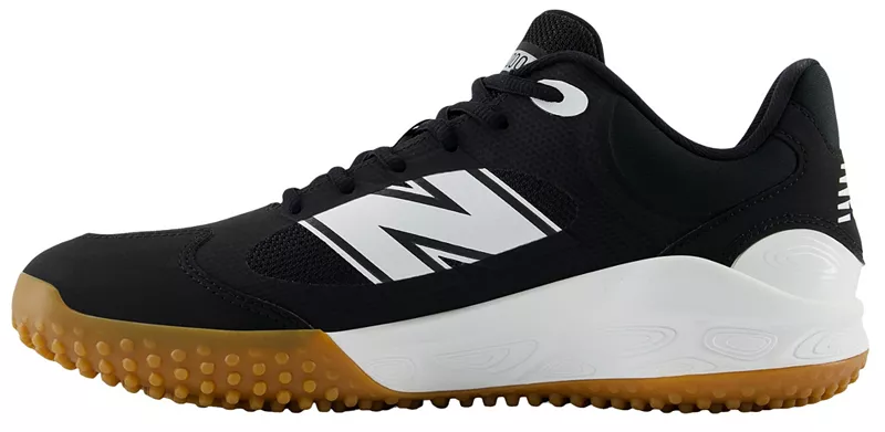 Бейсбольные кроссовки New Balance Fresh Foam 3000 V7 для газона, черный/белый — фото 4