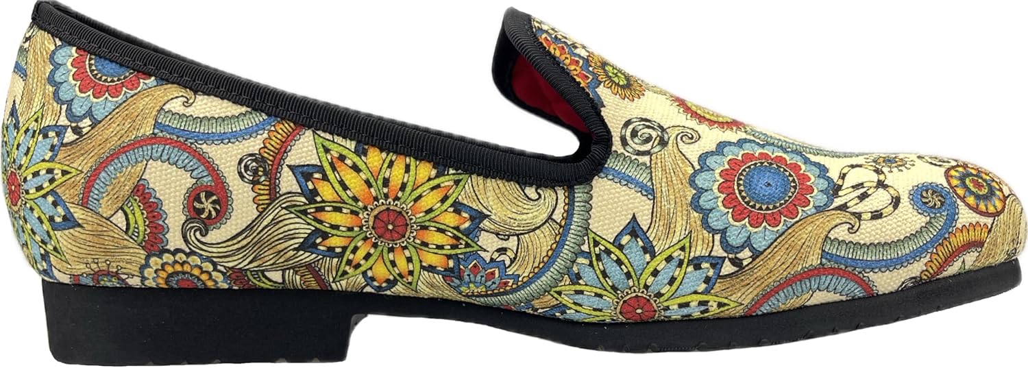 Мужские дизайнерские лоферы Justar, повседневные кожаные туфли, вечерние слипоны с принтом, мокасины для вождения, синие и красные — фото 3