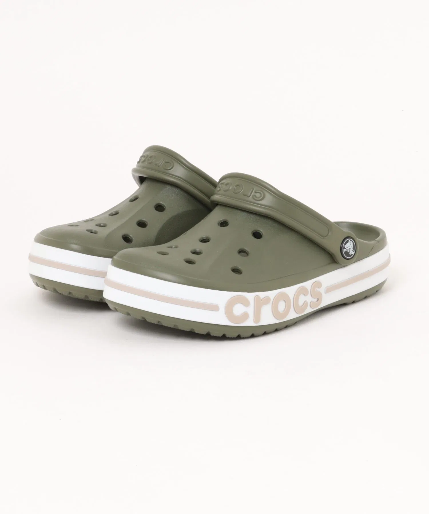 Унисекс сандалии Crocs Bayaband Clog зелёные