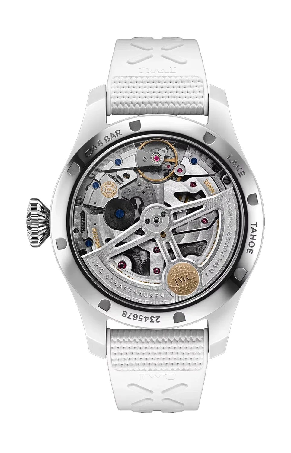 БОЛЬШИЕ ПИЛОТСКИЕ ЧАСЫ С ВЕЧНЫМ КАЛЕНДАРЕМ TOP GUN LAKE TAHOE - IW503008 IWC SCHAFFHAUSEN, серебряный — фото 2