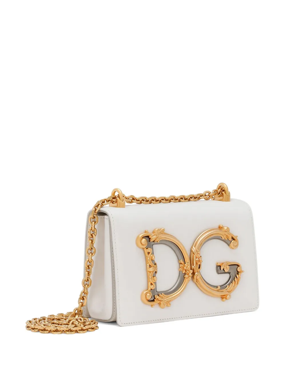 Сумка через плечо с логотипом DOLCE & GABBANA, нейтральный — фото 4