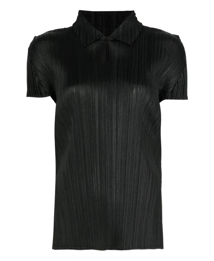 

Плиссированная рубашка Issey Miyake, черный