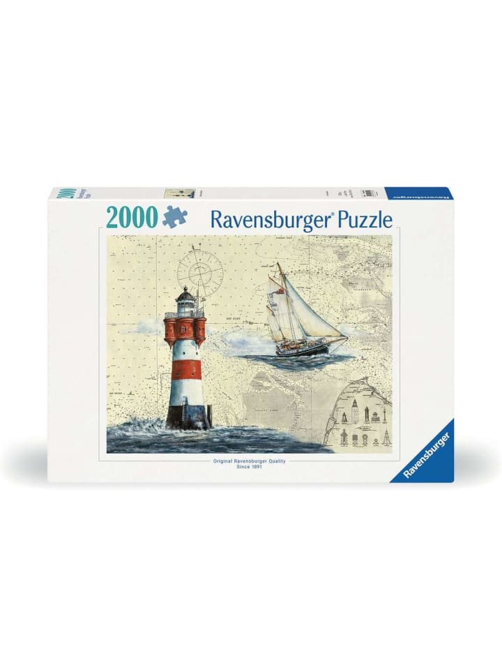 

Пазл Ravensburger, 2000 деталей, «Романтический маяк» в красочном исполнении