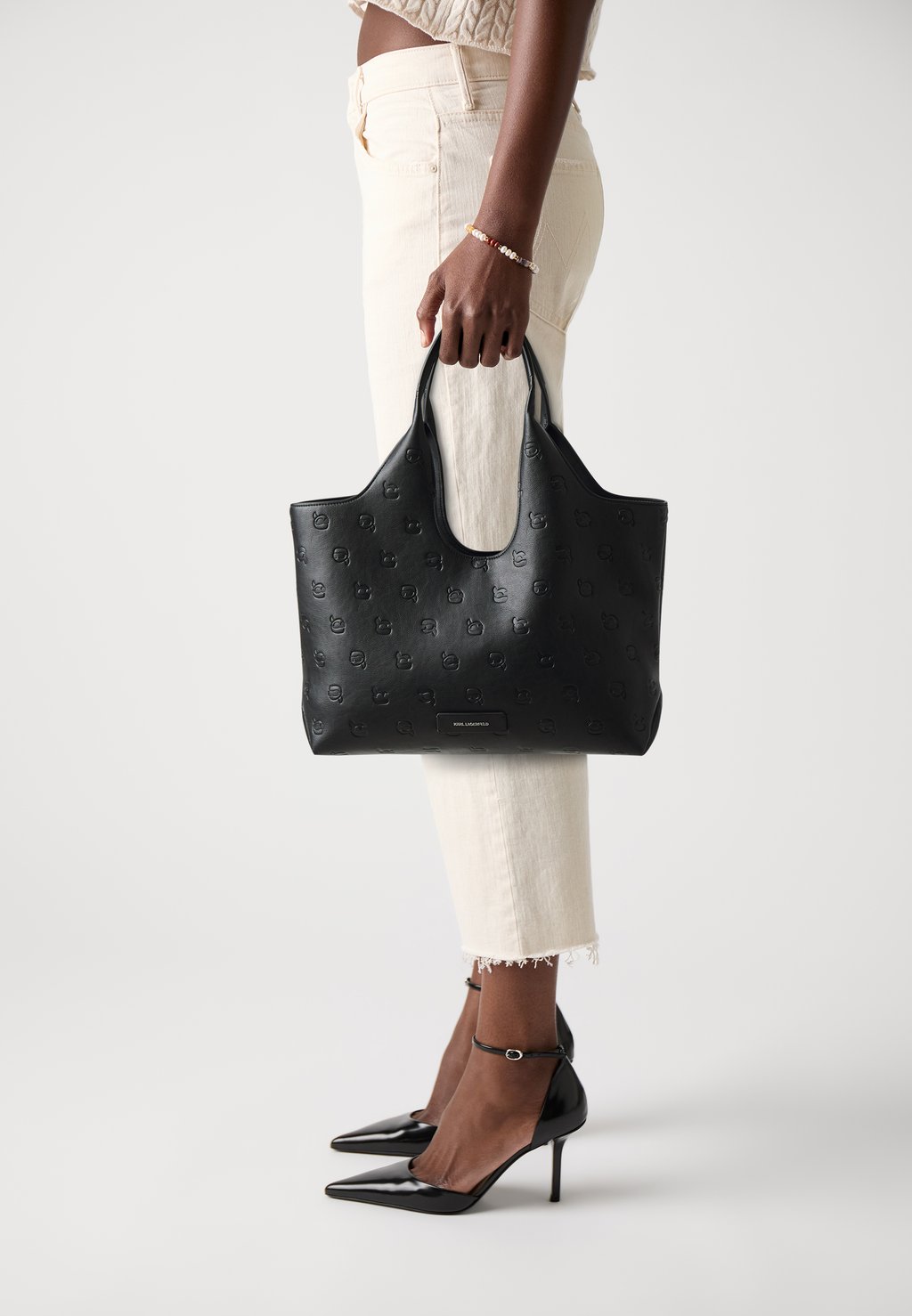 

Сумка IKON MONOGRAM SOFT TOTE SET KARL LAGERFELD, черный