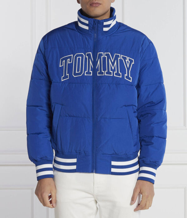 

Куртка-Бомбер новая университетская стеганая Relaxed fit Tommy Jeans, синий