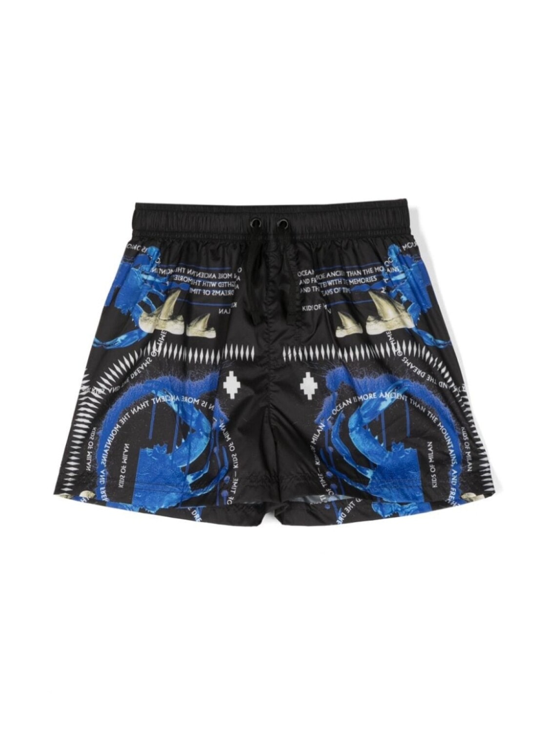 

Купальные шорты с графичным принтом Marcelo Burlon County Of Milan Kids, синий