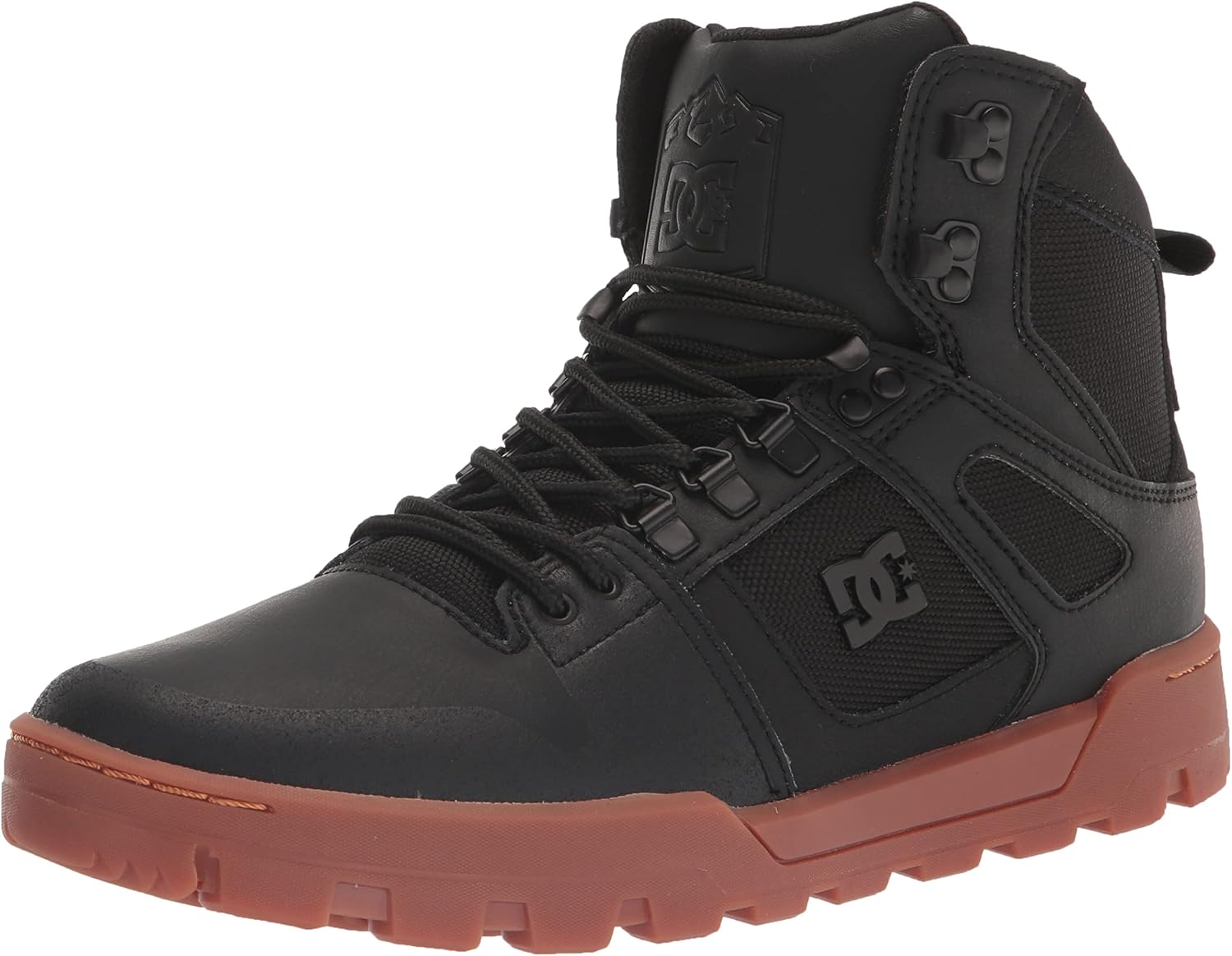 

Мужские высокие водонепроницаемые кроссовки для скейтборда DC Shoes Pure, черный