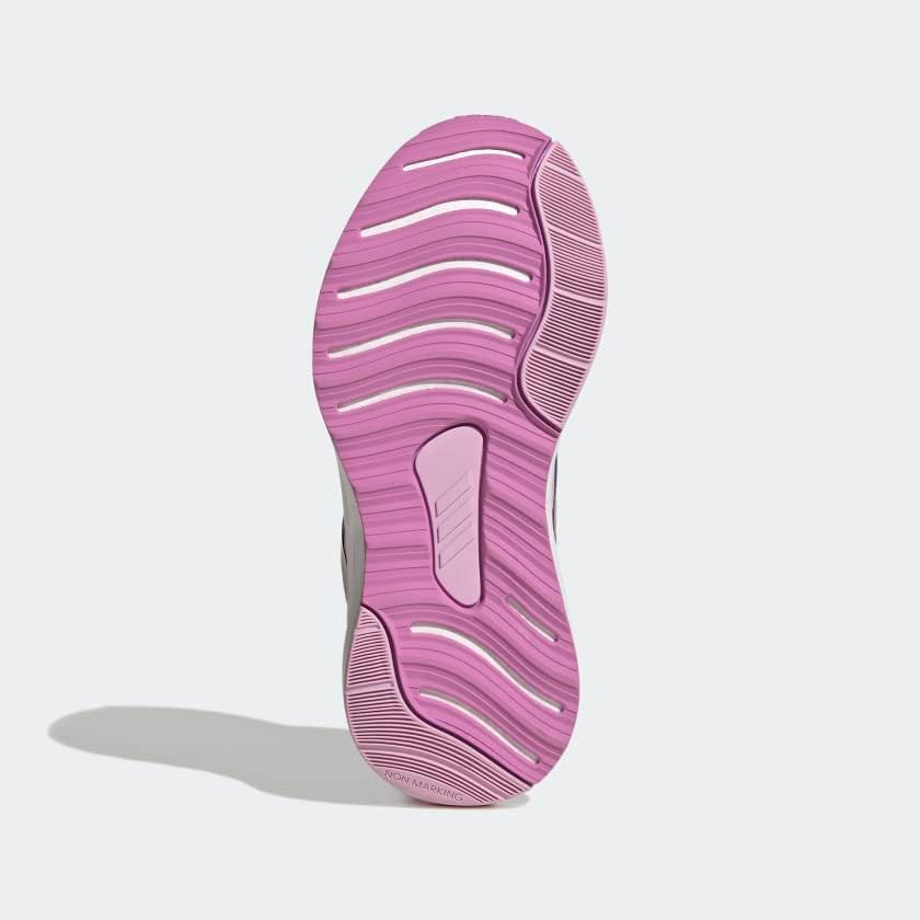 Кроссовки для детей adidas FortaRun с амортизацией Cloudfoam, фиолетовый/лиловый/синий — фото 4