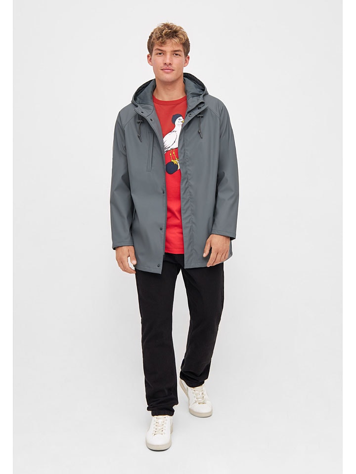 

Куртка-дождевик серого цвета Derbe