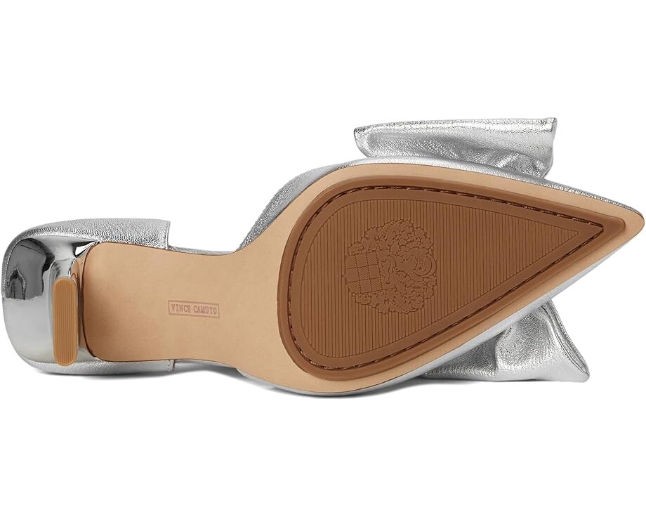 Туфли Vince Camuto Burke Bow Detail Dress Pump, цвет Lux Silver — фото 3