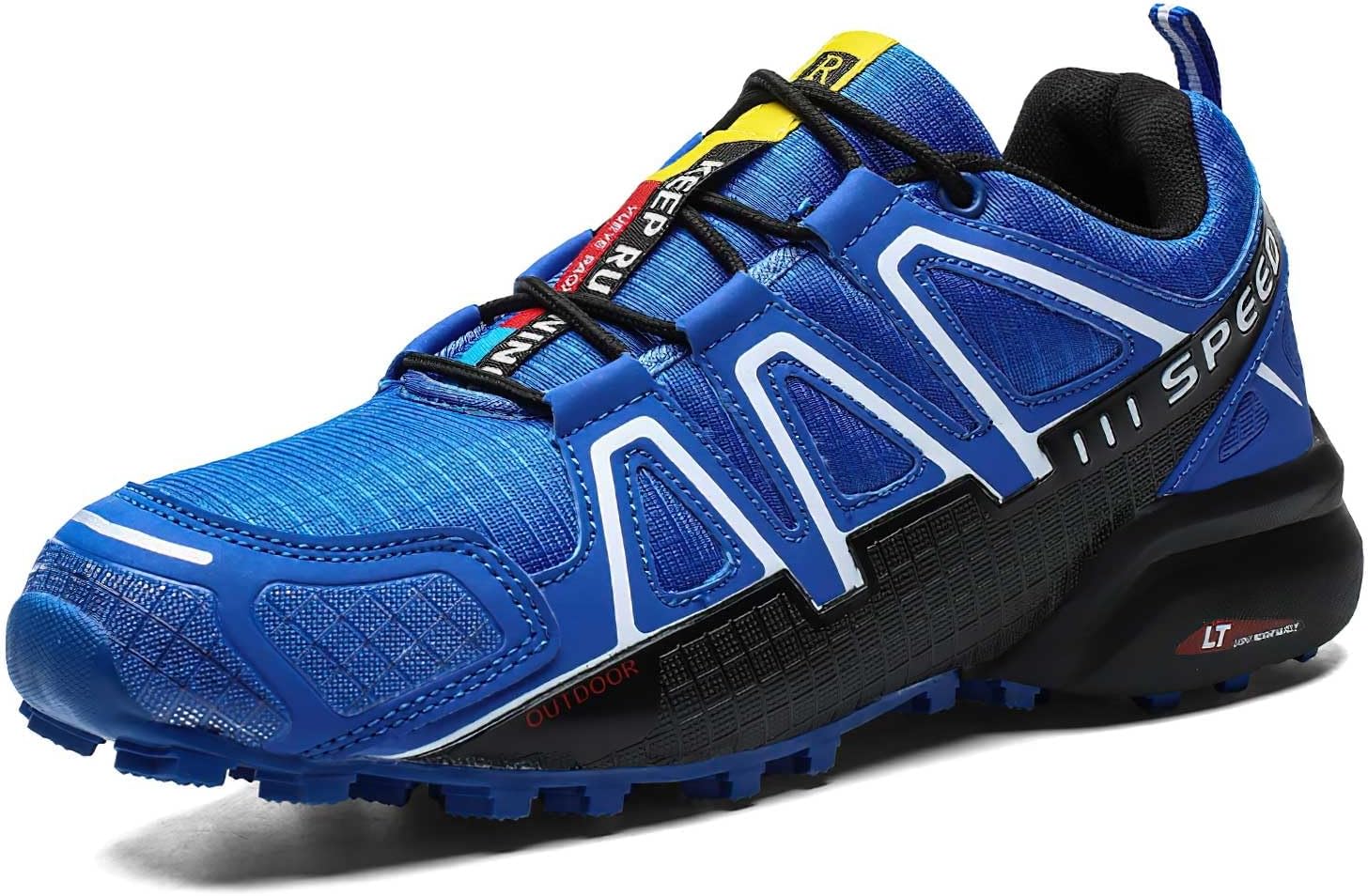 

Мужские походные кроссовки для треккинга и бега по тропам, водонепроницаемые Baobeijiadao, синий