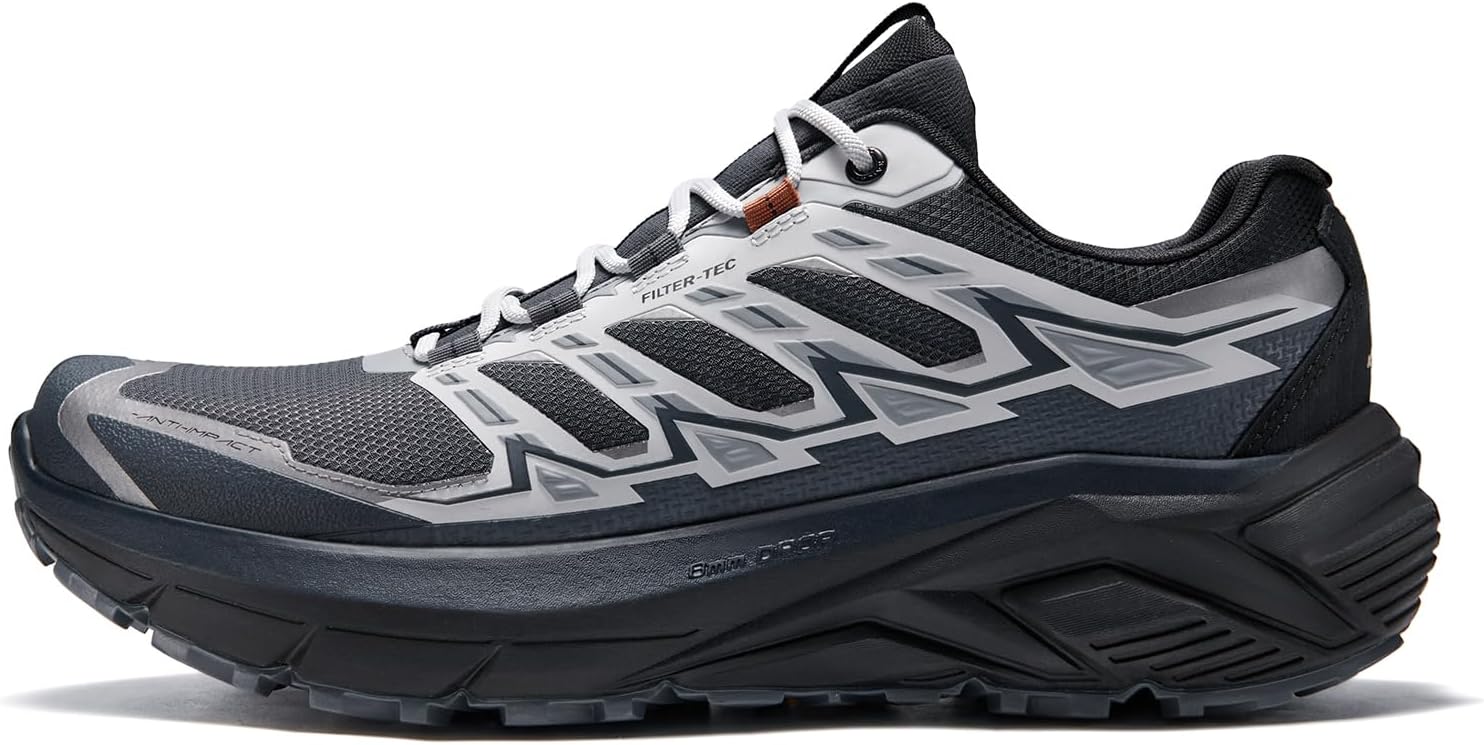 

Мужские кроссовки KAILAS Expedition MAX FLT с амортизацией, водонепроницаемые для трейлового бега, походов, противоскользящие, для альпинизма, Ebony Gray