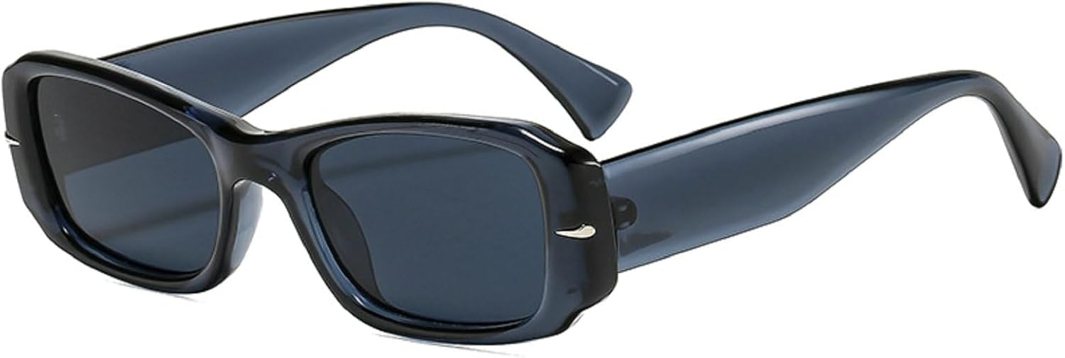 

Квадратные солнцезащитные очки для женщин и мужчин, ретро, ​​маленькие прямоугольные солнцезащитные очки, роскошный дизайн, женские солнцезащитные очки UV400 mincl, Blue