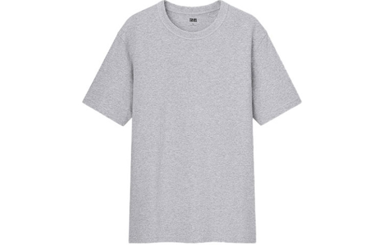 

Футболка унисекс светло-серая Uniqlo, серый