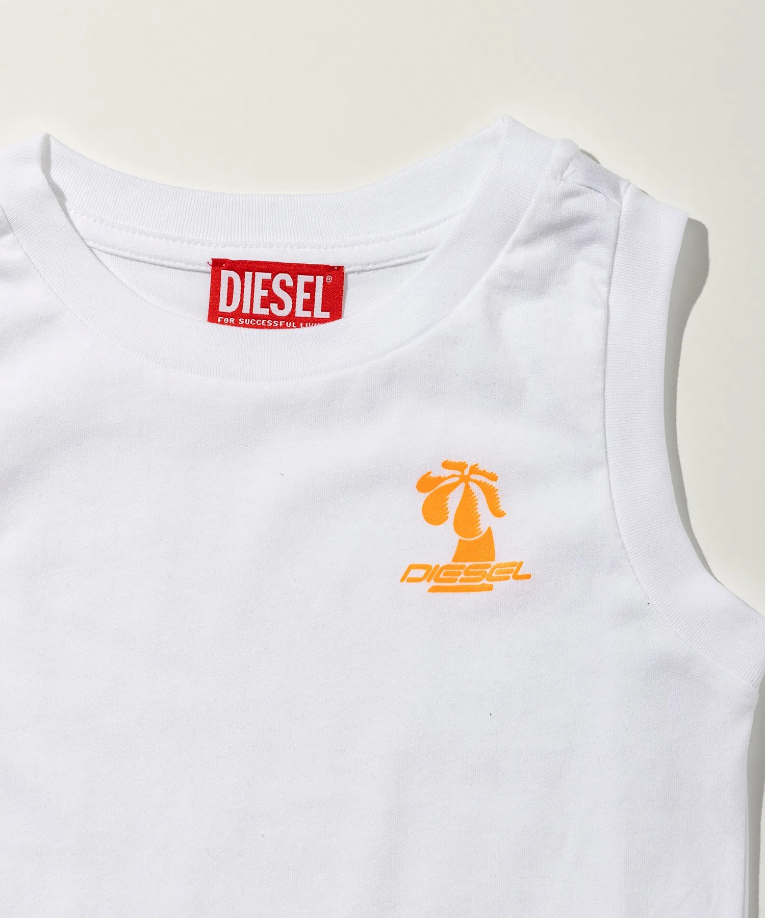 Детская и подростковая майка DIESEL с логотипом One Point Brand. — фото 3