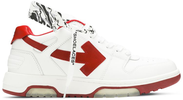 

Кроссовки Off-White Out of Office 'White Red', белый