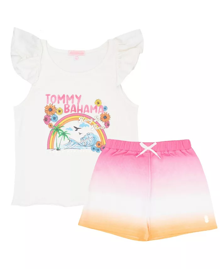 

Детский комплект из топа и шорт Tommy Bahama, белый