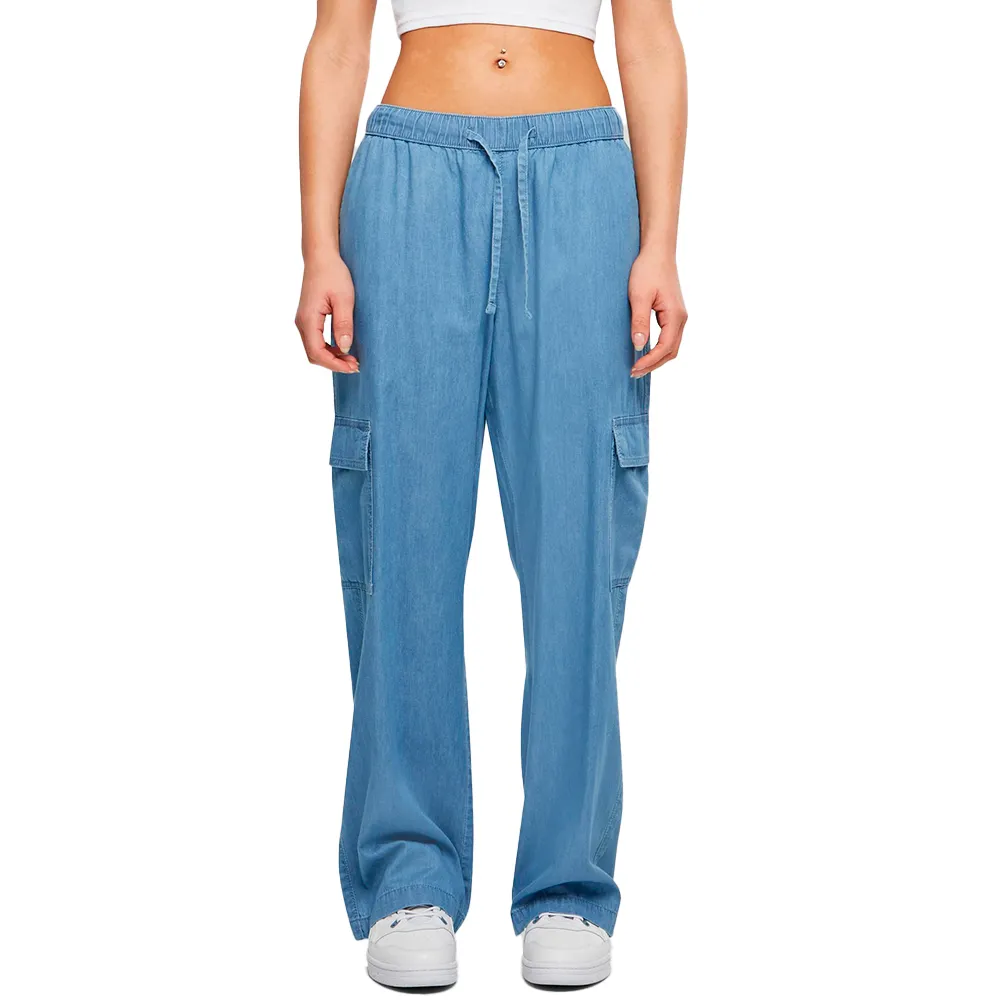 

Брюки карго Urban Classics Light Denim, синий