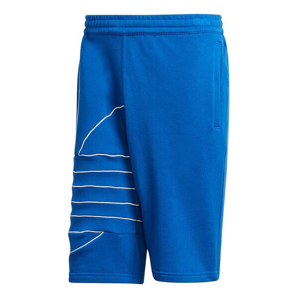 

Шорты originals bg t out short splicing logo knit sports shorts blue Adidas, синий