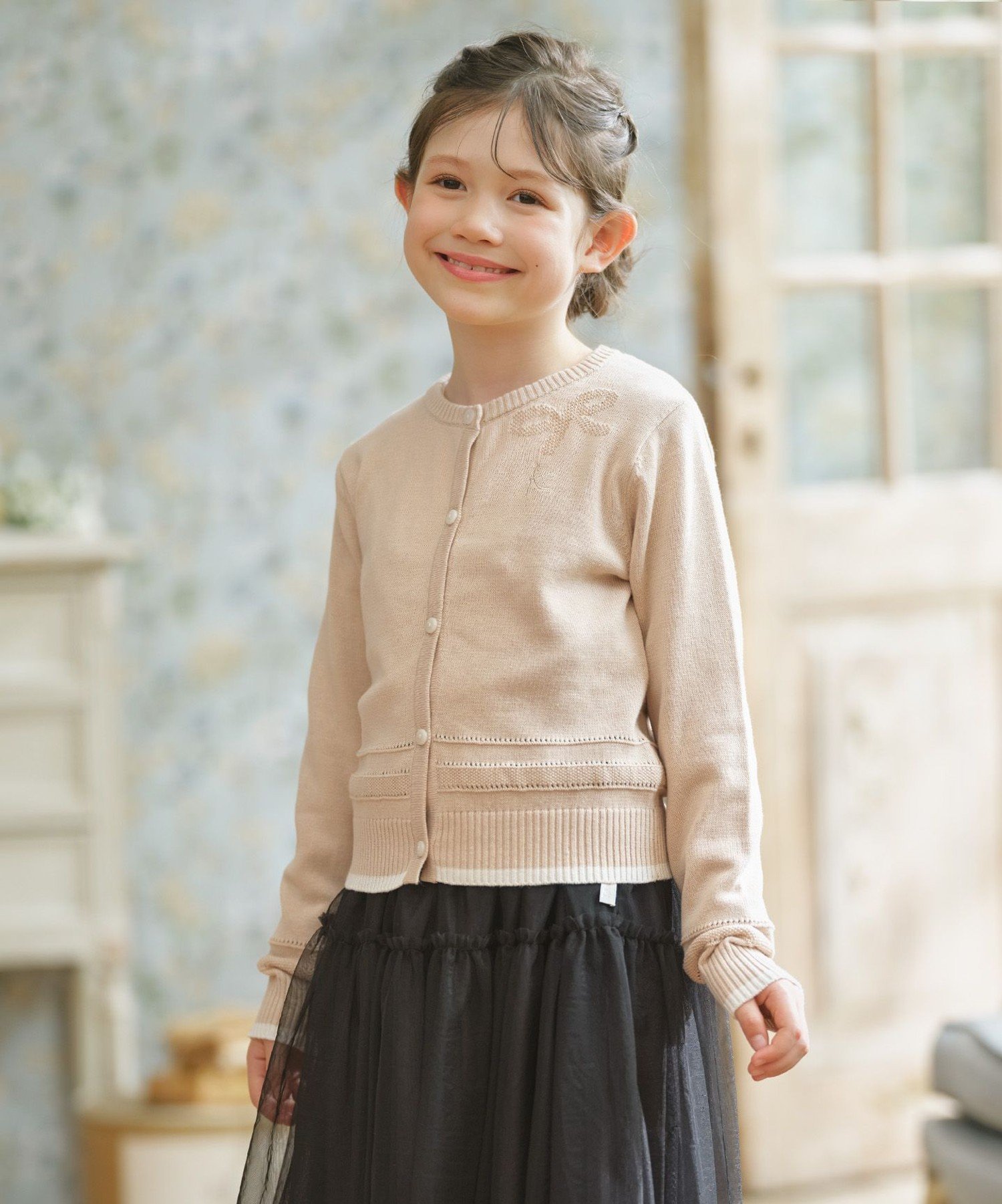 [110-140 см] Классический кардиган Kids Suite, Beige [033]
