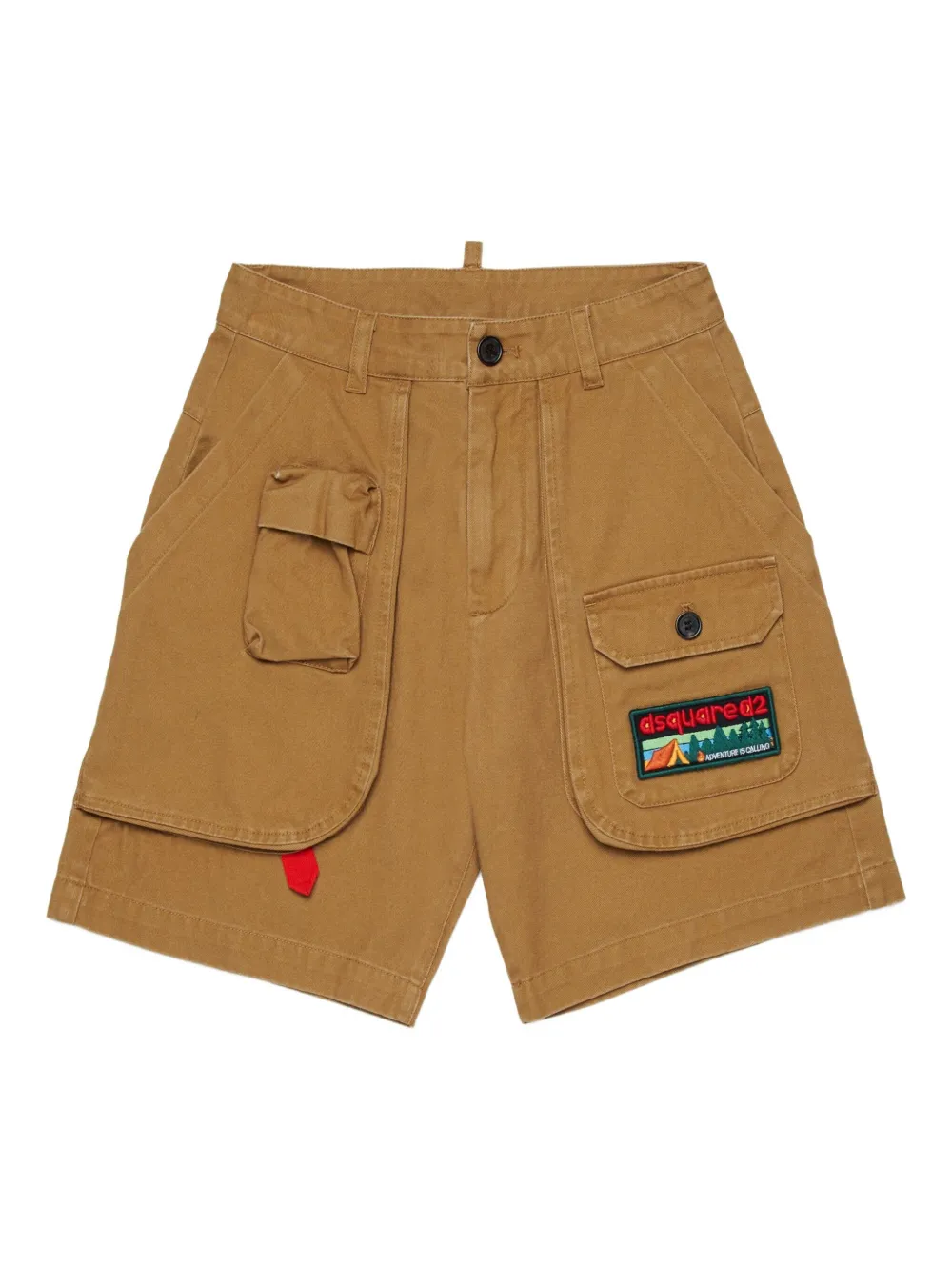 

Шорты с накладными карманами Dsquared2 Kids, коричневый