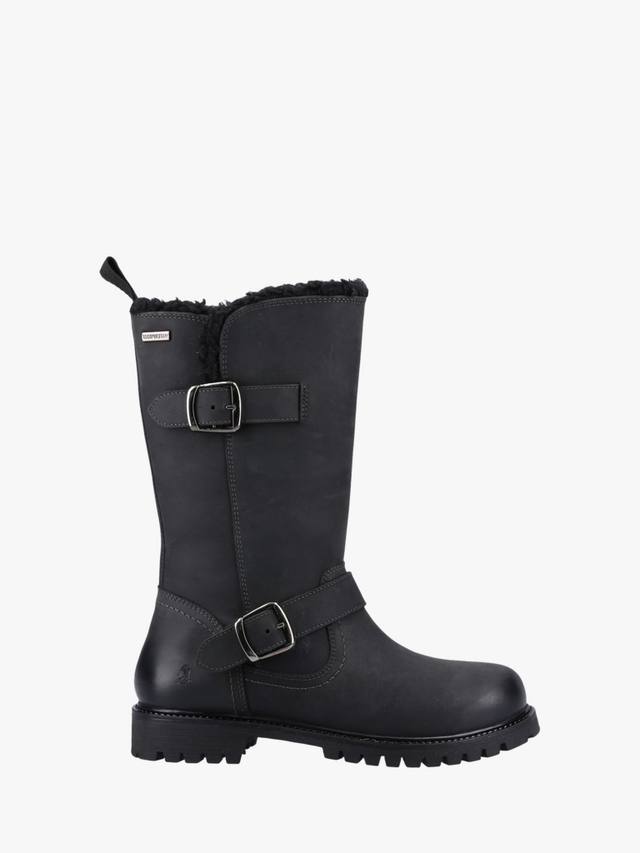 Водонепроницаемые кожаные ботинки Winnie из телячьей кожи Hush Puppies, Black