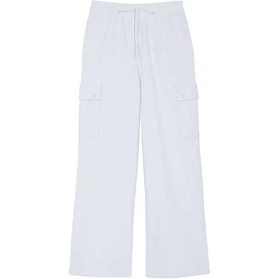Карго-брюки Victoria's Secret PINK Micro Fleece Wide Leg Hydrangea Blue