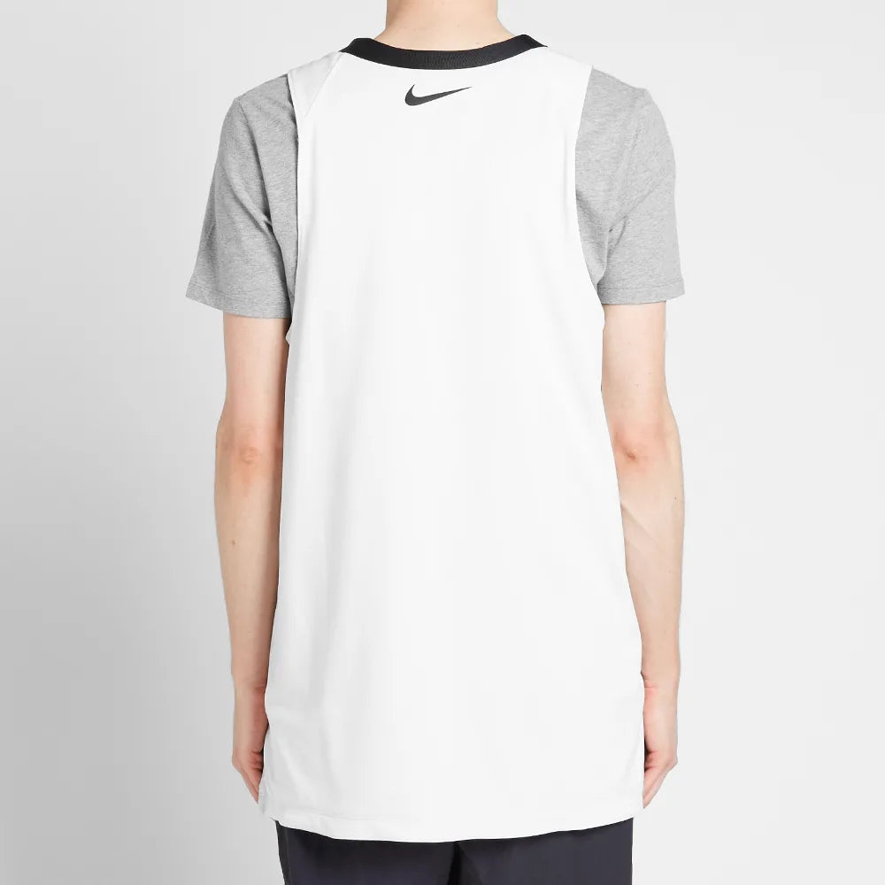 Двусторонняя футболка Nike x Fear of God 'Summit White/Dark Heather Grey' — фото 3