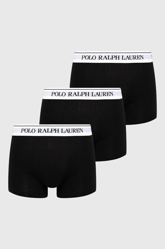 

Боксеры (3 пары) 714830299008 Polo Ralph Lauren, черный