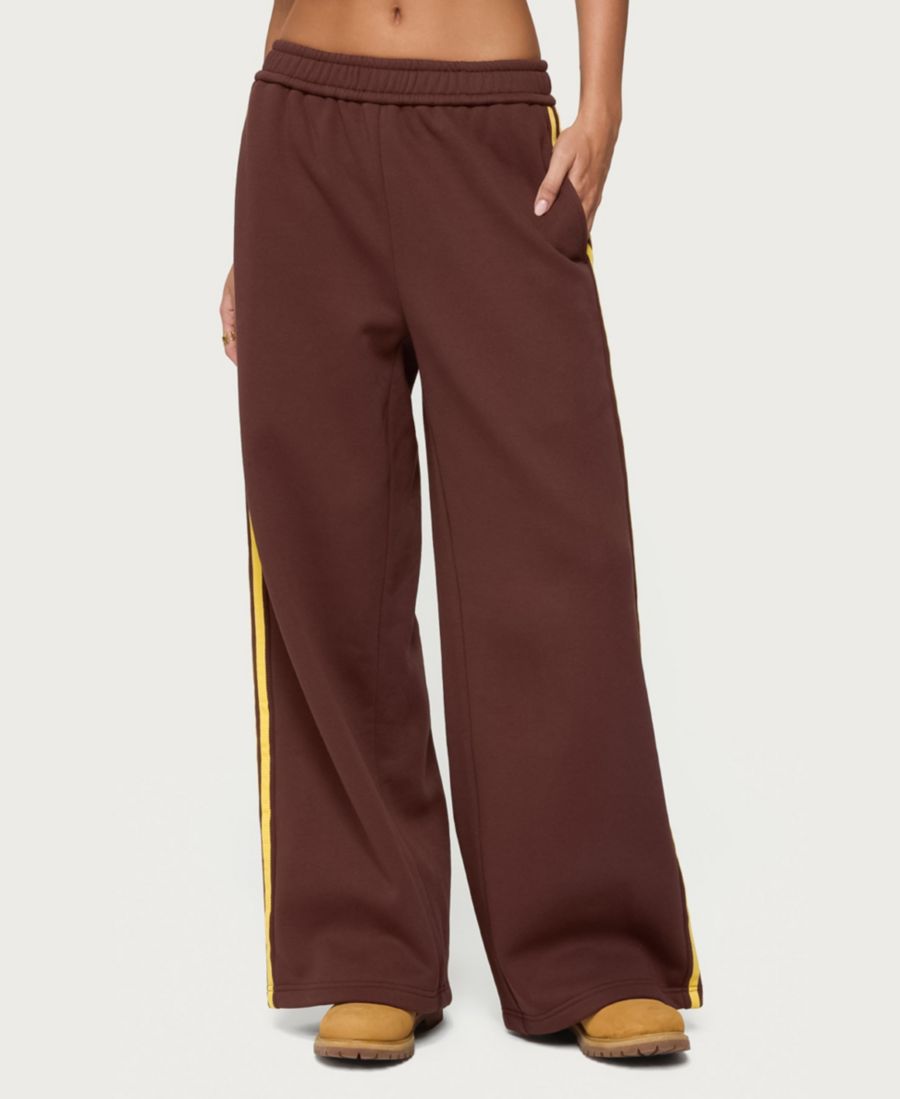 

Женские спортивные штаны Sorin в контрастную полоску Edikted, Brown