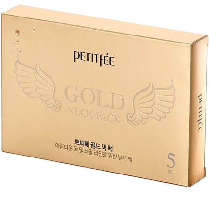 

Petitfee Gold Neck Pack для упругой и шелковистой шеи, Коричневый, Petitfee Gold Neck Pack для упругой и шелковистой шеи