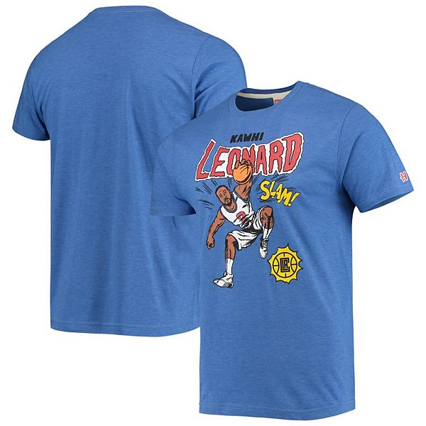 

Футболка мужская homage kawhi leonard royal la clippers comic book player tri-blend Unbranded