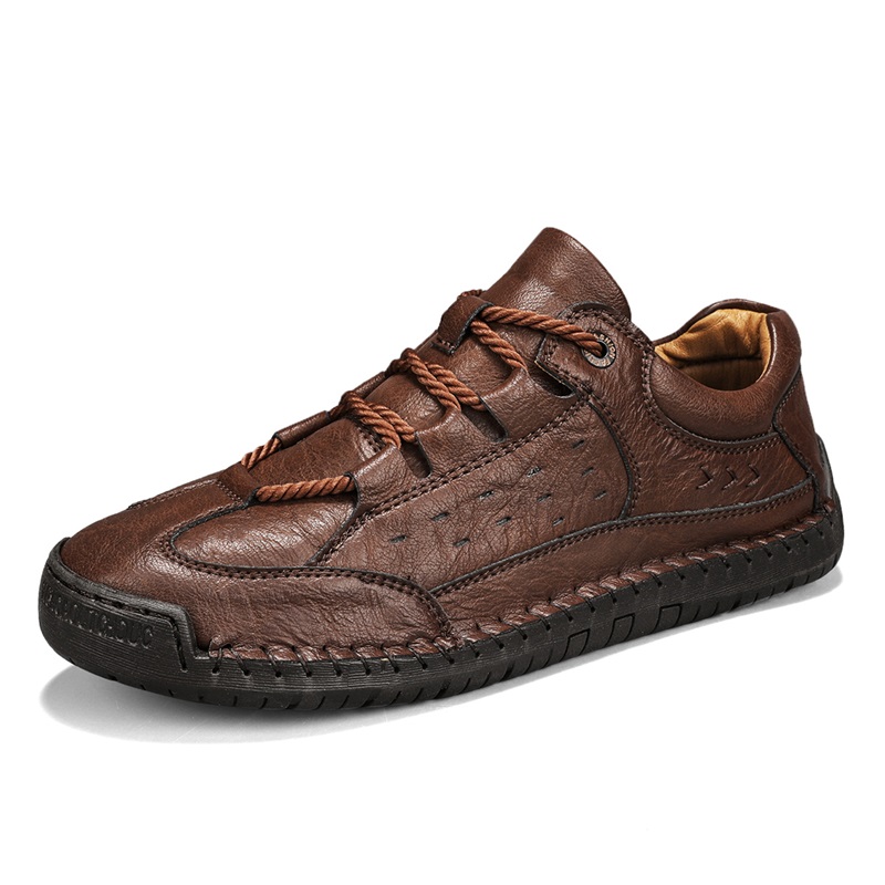 

Green feet Амортизирующие износостойкие мужские низкие кэжуал туфли - тёмно-коричневый, цвет Dark Brown
