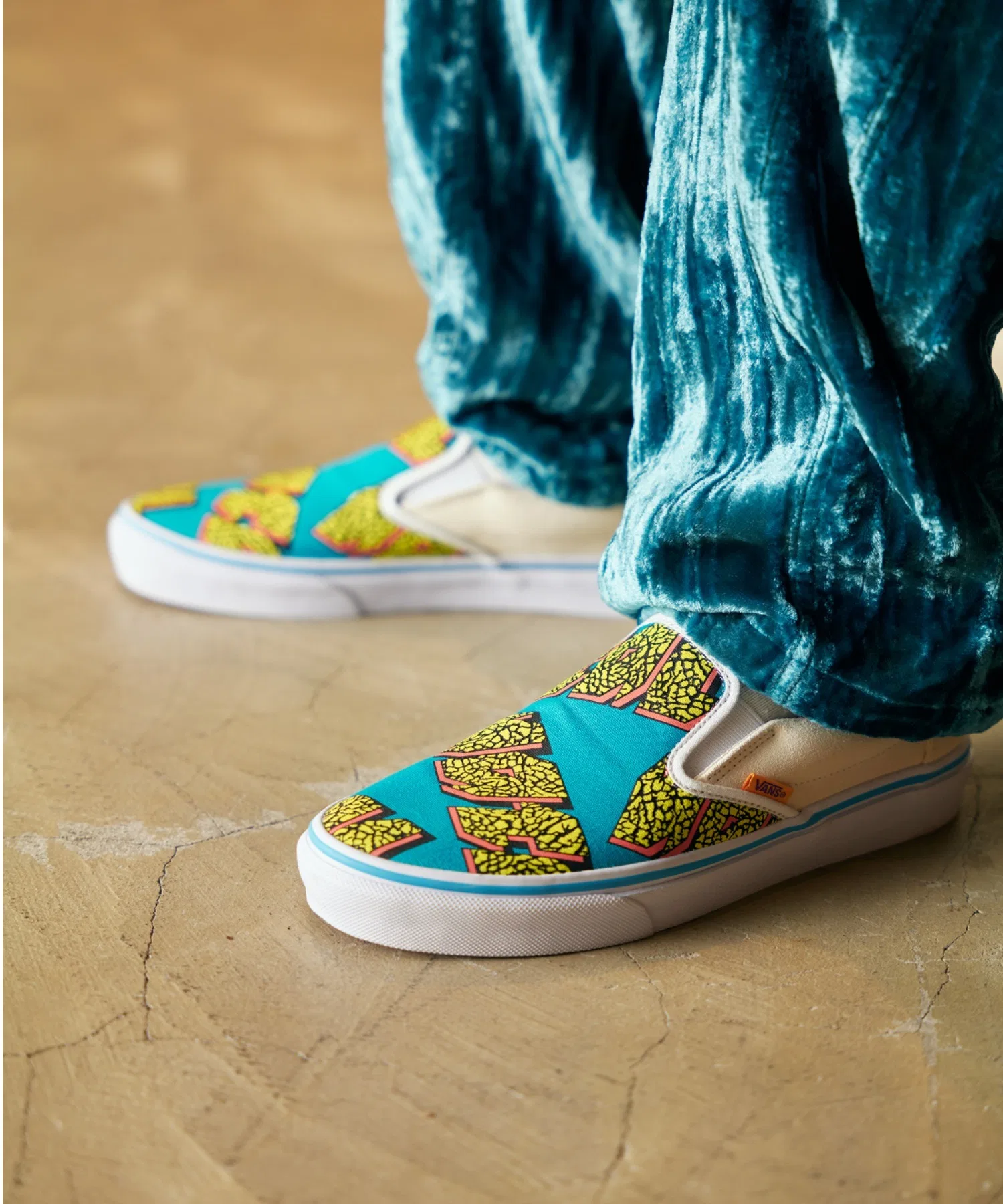 Унисекс слипоны NATAL DESIGN VANS LINDOR с логотипом слона синие