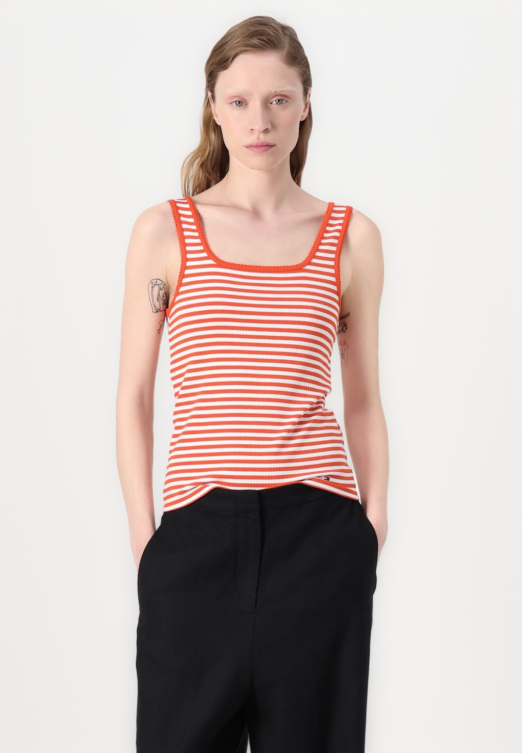 Брюки TAILORED STRAIGHT PANT Tommy Hilfiger, черный — фото 4