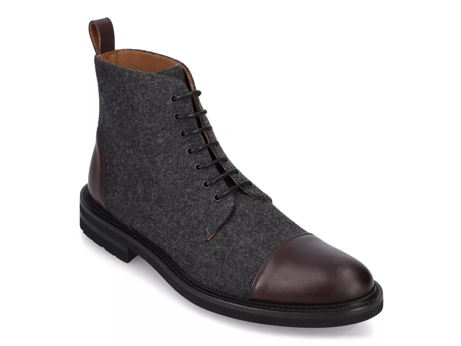 

Ботинки Jack Cap Toe Taft, Grey/Oxblood Wool/Leather