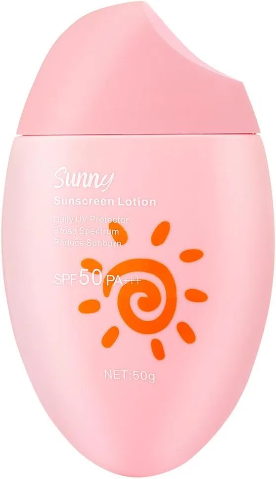 Солнцезащитный лосьон для лица Ultra Sheer SPF 50+ Generic, 50 г, розовый — фото 3