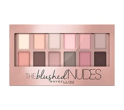 

Палитра из 12 теней натуральных тонов The Blushed Nudes Maybelline New York, 1 UD