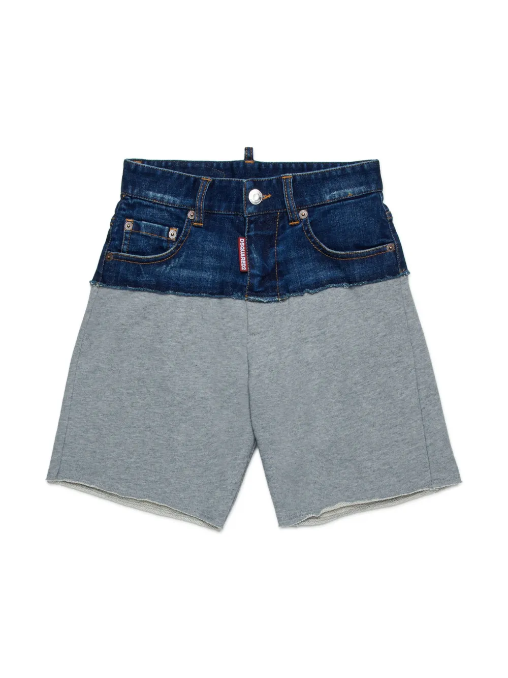 

Шорты со вставками DSQUARED2 KIDS, серый
