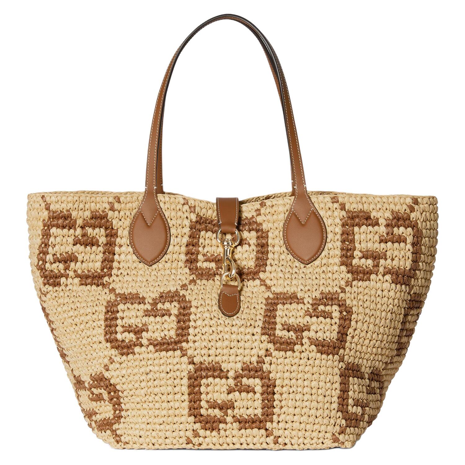 

GUCCI Рафия сумка тоут
