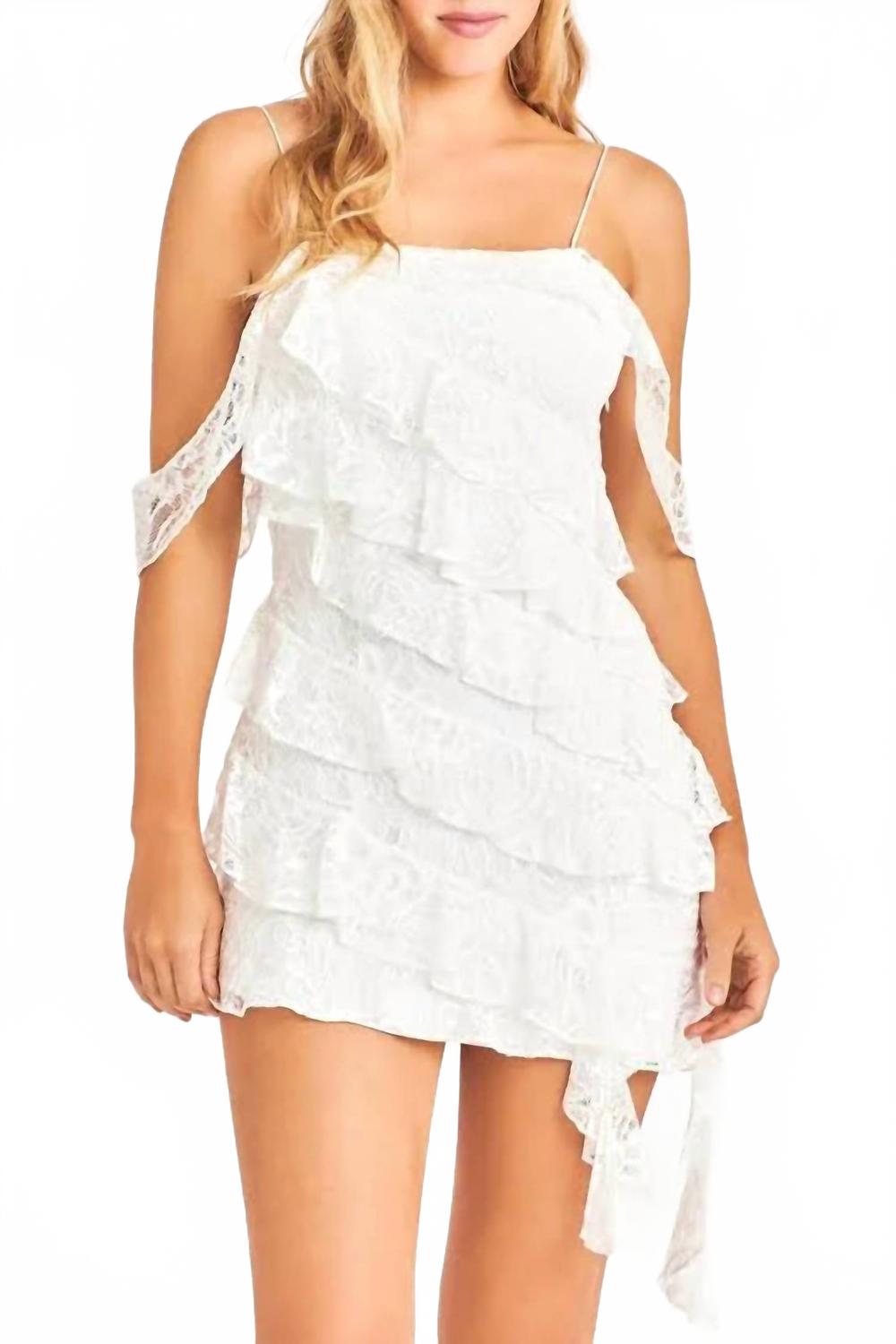 

Собин мини платье в белом LoveShackFancy