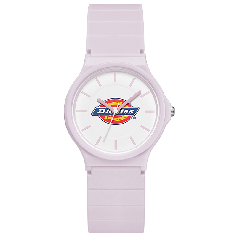 

Dickies Наручные часы кварцевый механизм силиконовый ремешок белый циферблат унисекс коробка лимитированная серия