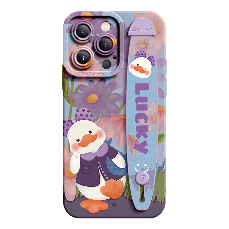 

Super Mouse Чехол для телефона, Lilac purple purple bow photo duck wrist strap stand