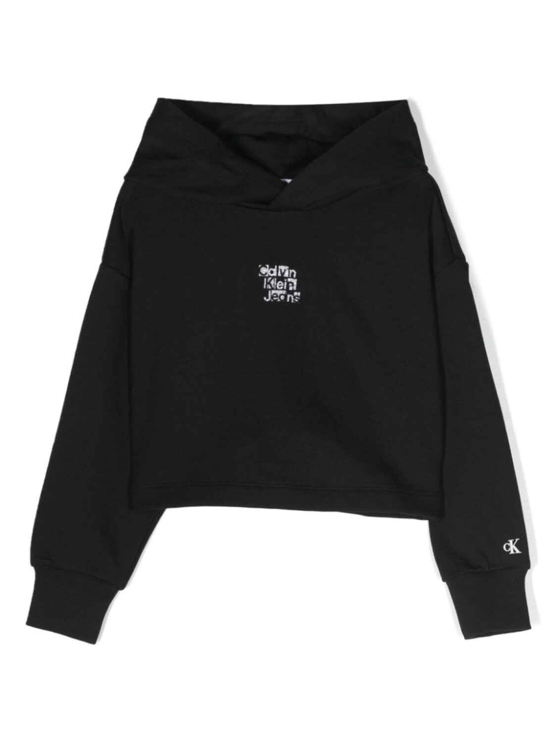 

Худи с логотипом Calvin Klein Kids, черный
